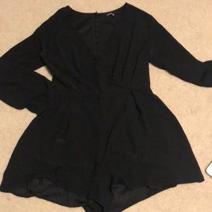 SUPER sexy black low cut romper